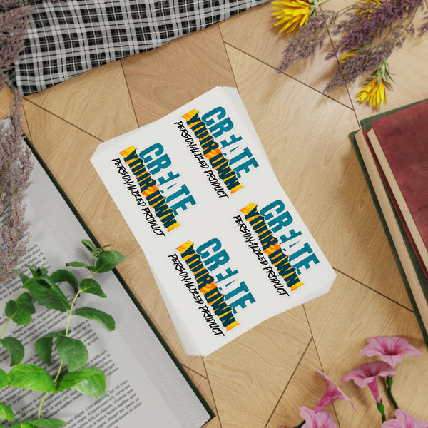 CREATE WITH MELANIE ROSE Sticker Sheet Bundle, 10pcs, custom stickers, custom decals, personalized stickers