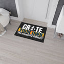 CREATE WITH MELANIE ROSE Heavy Duty Floor Mat, welcome mat, area rug. home decor, personalized gift