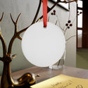 DESIGN YOUR OWN Acrylic Ornament with Ribbon, custom ornament, personalized ornament, holiday, Christmas ornament