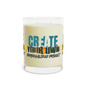 CREATE WITH MELANIE ROSE Scented Candle - Full Glass, 11oz, custom candle, home decor, personalized candle, personalized gift