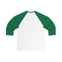 CREATE WITH MELANIE ROSE Unisex 3\4 Sleeve Baseball Tee, custom tee shirt, personalized tee shirt