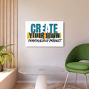 CREATE WITH MELANIE ROSE Metal Art Sign, custom wall art, personalized gift, personalized home decor