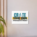 CREATE WITH MELANIE ROSE Metal Art Sign, custom wall art, personalized gift, personalized home decor