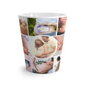 Pregnancy Collage Latte Mug, custom mug, coffee mug, custom coffee mug, home gifts, drinkware