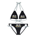 CREATE WITH MELANIE ROSE Strappy Bikini Set (AOP), custom swimsuit, custom bikini, personalized bathing suit