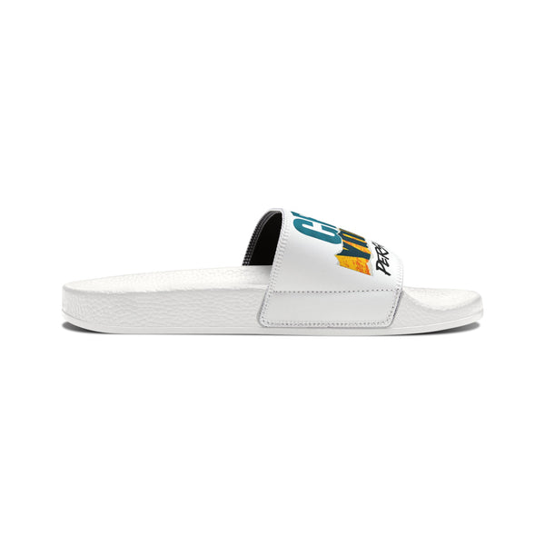 CREATE WITH MELANIE ROSE Youth Removable-Strap Sandals, custom slides, personalized slides,. custom sandals, flip flop