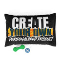 CREATE WITH MELANIE ROSE Pet Bed, custom pet gift, custom pet bed, personalized pet bed