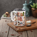 Pregnancy Collage Insulated Coffee Mug, 10oz , drinkware, home gifts, travel mug, kitchen