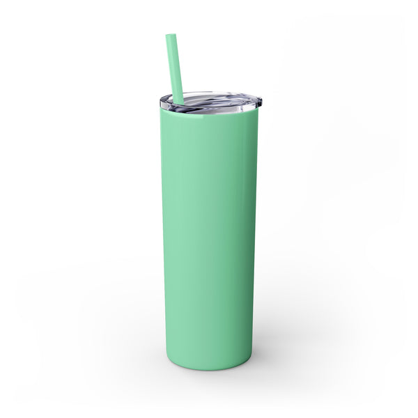 DESIGN YOUR OWN Skinny Tumbler with Straw, 20oz, drinkware, custom cup, home gifts