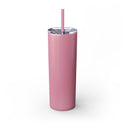 DESIGN YOUR OWN Skinny Tumbler with Straw, 20oz, drinkware, custom cup, home gifts