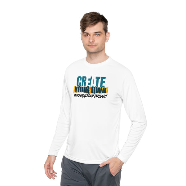 CREATE WITH MELANIE ROSE Unisex Lightweight Long Sleeve Tee, custom tee, personalized tee, custom t-shirt, personalized t-shirt