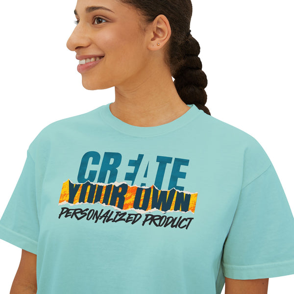CREATE WITH MELANIE ROSE Women's Boxy Tee