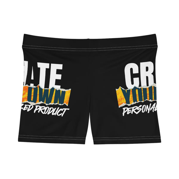 CREATE WITH MELANIE ROSE Women's Shorts (AOP), custom color, custom shorts, personalized shorts