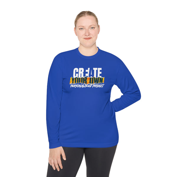 CREATE WITH MELANIE ROSE Unisex Lightweight Long Sleeve Tee, custom tee, personalized tee, custom t-shirt, personalized t-shirt