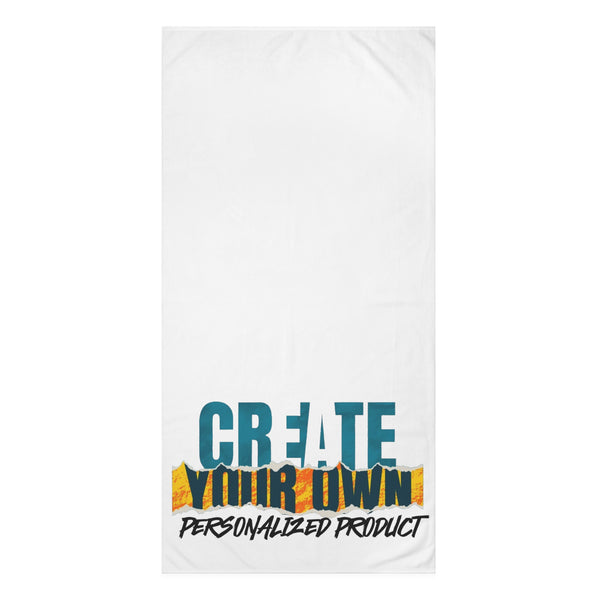 CREATE WITH MELANIE ROSE Mink-Cotton Towel, custom towel, personalized towel, personalized gift