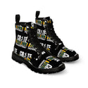 CREATE WITH MELANIE ROSE Women's Canvas Boots, custom boots, personalized boots, custom shoes
