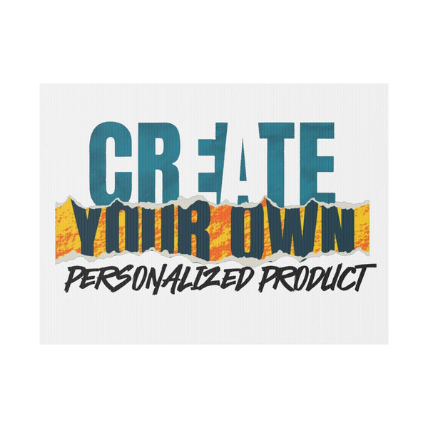 CREATE WITH MELANIE ROSE Plastic Yard Sign, custom yard sign, personalized yard sign