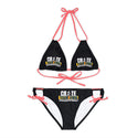 CREATE WITH MELANIE ROSE Strappy Bikini Set (AOP), custom swimsuit, custom bikini, personalized bathing suit