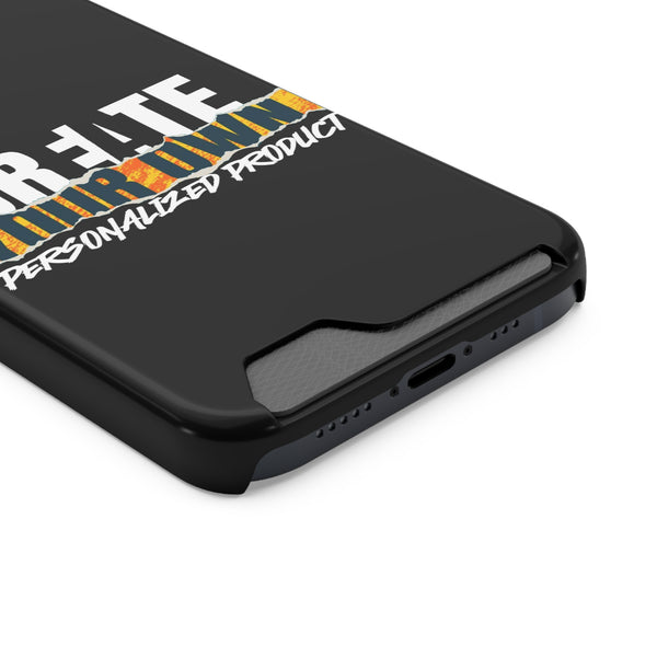 CREATE WITH MELANIE ROSE Phone Case With Card Holder, custom phone case, personalized phone case