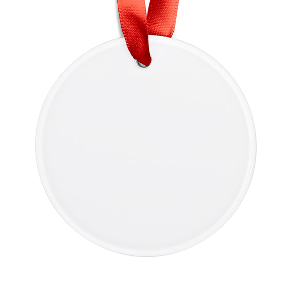 DESIGN YOUR OWN Acrylic Ornament with Ribbon, custom ornament, personalized ornament, holiday, Christmas ornament