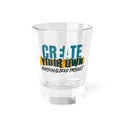 CREATE WITH MELANIE ROSE Shot Glass, 1.5oz, custom cup, custom shot glass, home gifts, bar gifts