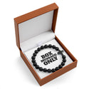DESIGN YOUR OWN Message IN BOX Cross Bead Bracelet, custom jewelry, personalized gift