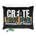 CREATE WITH MELANIE ROSE Pet Bed, custom pet gift, custom pet bed, personalized pet bed
