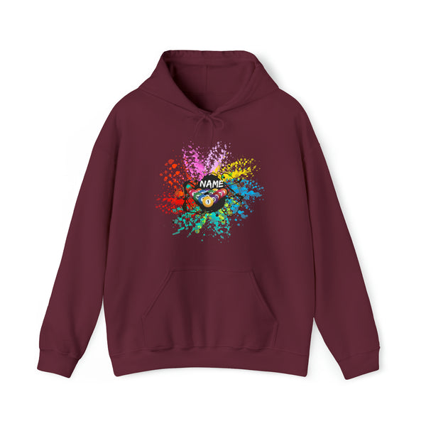 Personalized Pool Unisex Heavy Blend™ Hooded Sweatshirt, Graphic hoodie, streetwear hoodie