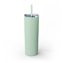 DESIGN YOUR OWN Skinny Tumbler with Straw, 20oz, drinkware, custom cup, home gifts