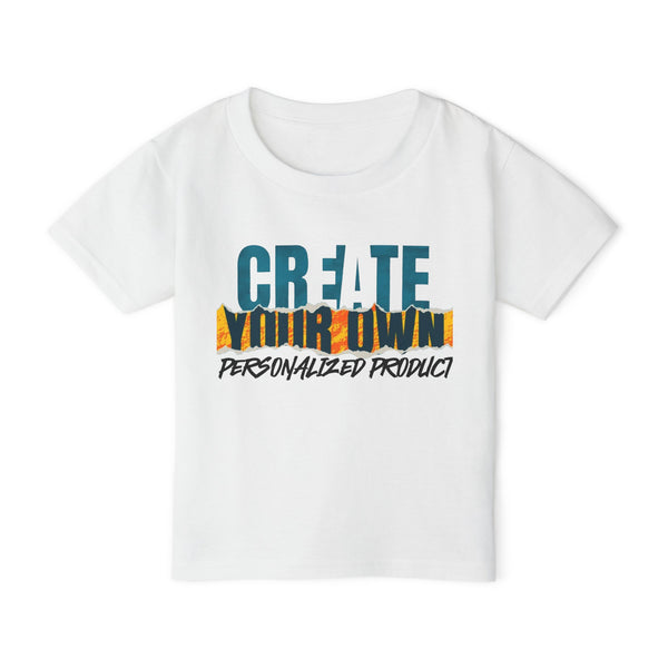CREATE WITH MELANIE ROSE Heavy Cotton™ Toddler T-shirt, custom toddler shirt, personalized shirt, personalized toddler tee