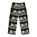CREATE WITH MELANIE ROSE Men's Pajama Pants (AOP), custom color, custom pajamas, personalized pajama pants