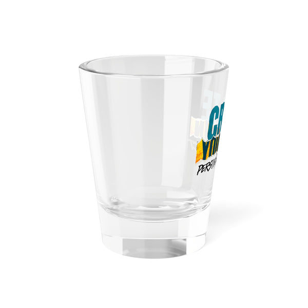 CREATE WITH MELANIE ROSE Shot Glass, 1.5oz, custom cup, custom shot glass, home gifts, bar gifts