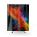 Printed curtains - Shower Curtains - colorful shower curtains, home decor, home gifts