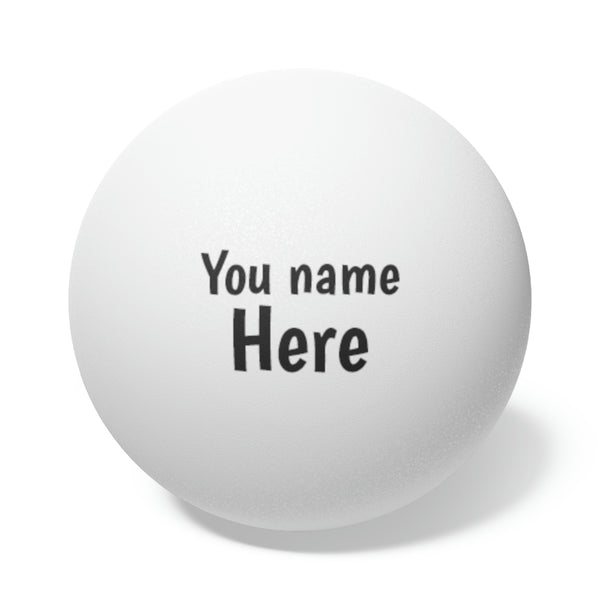 Personalized Ping Pong Balls, 6 pcs SET, personalized gifts, personalized art, logo design, custom, logo, gifts