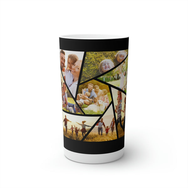 Family Collage Conical Coffee Mugs (3oz, 8oz, 12oz), drinkware, coffee cup, kitchen