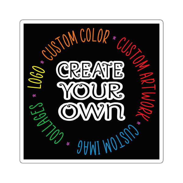 CREATE YOUR OWN Square Stickers, laptop stickers, sticker, car stickers, fun stickers, journal sticker