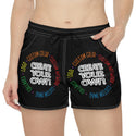 CREATE YOUR OWN Women's Casual Shorts, ALL OVER PRINT, summer shorts, pool shorts, ladies shorts, womens shorts, girls shorts