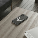 Heart phone Clear Case, phone case, phone, iphone case, personalized phone case, custom phone case, cute phone case, samsung case, peace