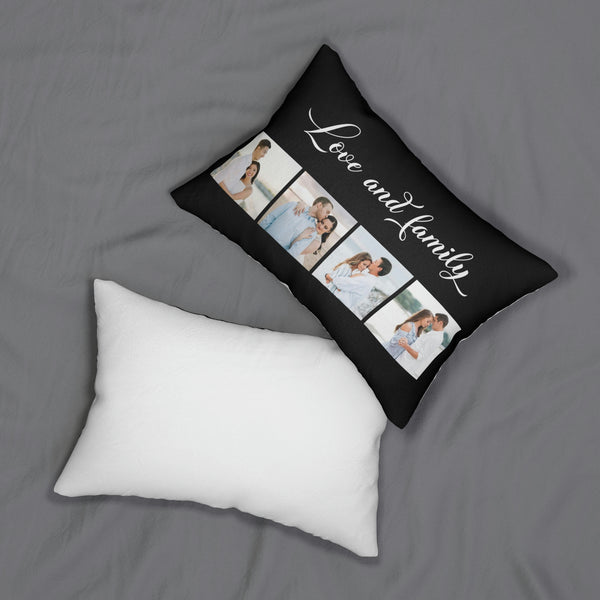 Personalized pillow - Spun Polyester Lumbar Pillow - custom pillow - photo pillow - personalized gift