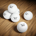 Personalized Ping Pong Balls, 6 pcs SET, personalized gifts, personalized art, logo design, custom, logo, gifts