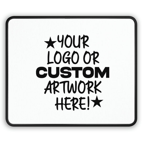 PRINT your logo, photo, text or custom art - Gaming Mouse Pad, custom mousepad, personalized gifts