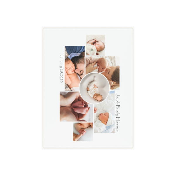 Baby Collage Ceramic Photo Tile, wall decor, wall art, home decor, home gift