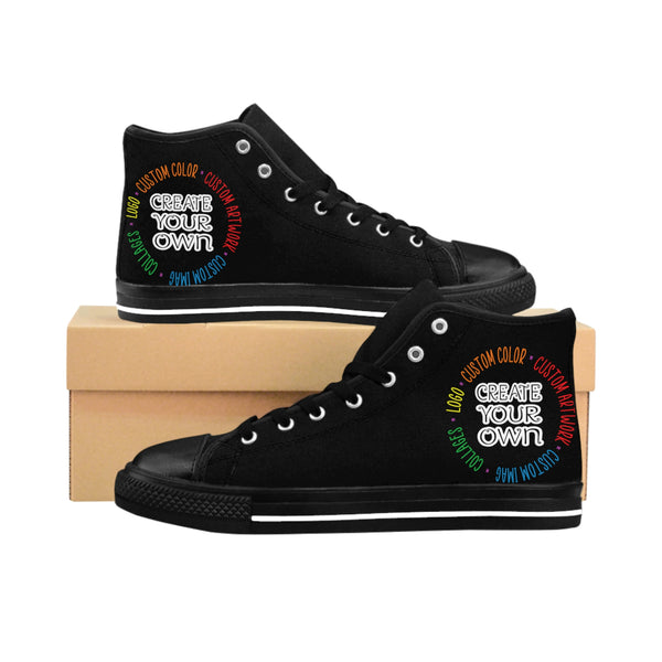 CREATE YOUR OWN Women's Classic Sneakers, custom shoes, womens shoes, footwear, gift for her