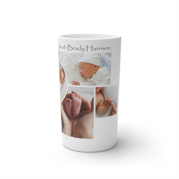 Baby Collage Conical Coffee Mugs (3oz, 8oz, 12oz), drinkware, coffee cup, kitchen