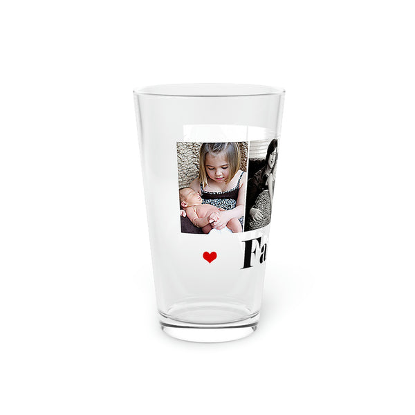 Personalized Photo Pint Glass, kitchen decor, custom gift, beer gifts, pint glass, Gifts for him, Gifts for dad, glass, personalized gifts