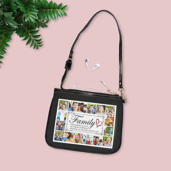 Personalized Collage Small Shoulder Bag, custom bag, purse, custom purse, handbag, custom handbag, personalized gifts, gifts