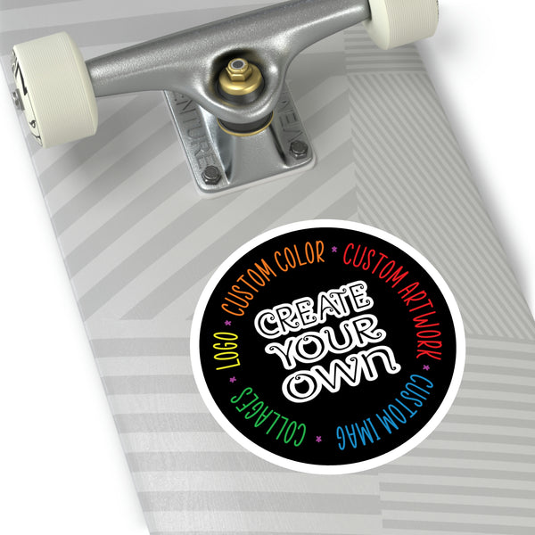 CREATE YOUR OWN Round Stickers, Indoor\Outdoor, custom sticker, stickers, decals, bumper sticker, laptop sticker, car stickers
