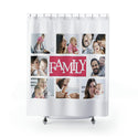 Personalized Collage Shower Curtains, Custom shower curtain, home decor, home gifts, personalized gifts, family collage, gifts