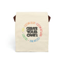 CREATE YOUR OWN  Canvas Lunch Bag With Strap, custom lunch bag, lunch box, home gifts, gifts