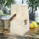 CREATE YOUR OWN  Canvas Lunch Bag With Strap, custom lunch bag, lunch box, home gifts, gifts